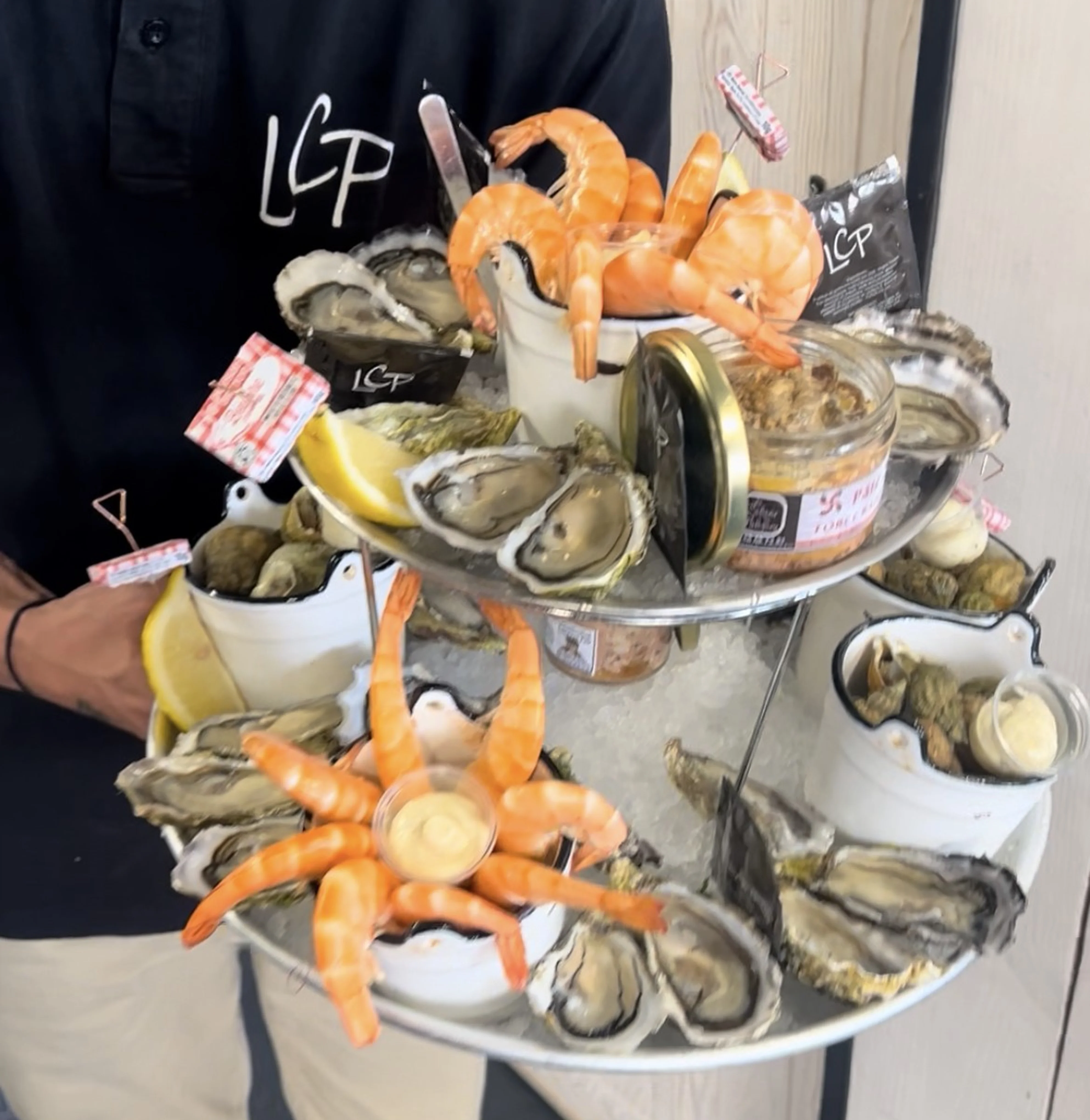 Plateau de fruits de mer Arcachon
