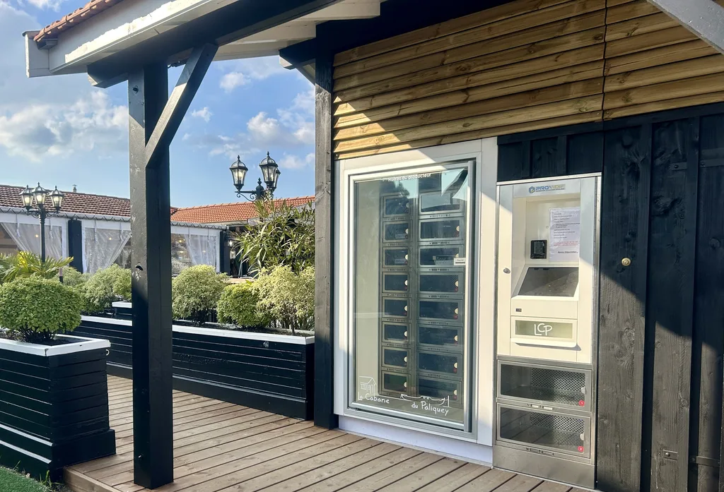 Distributeur automatique d'huîtres de La Cabane du Paliquey