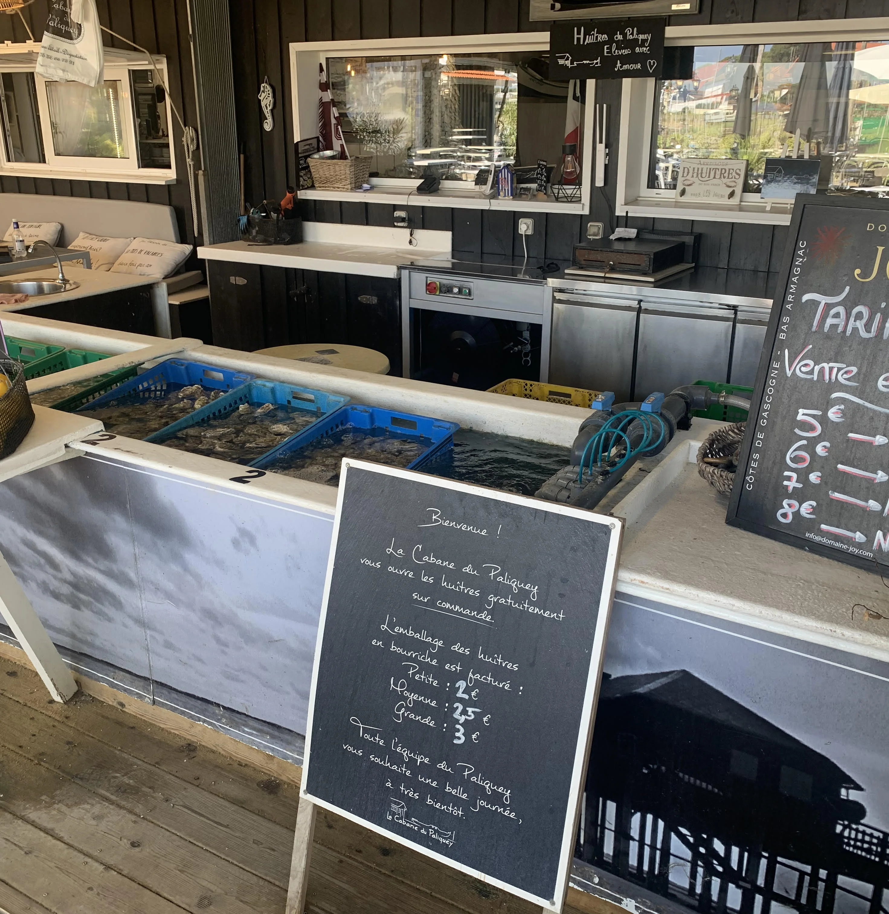Huîtres à emporter distributeur automatique Arcachon